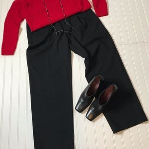 Giorgio Armani Black Wool Pants SZ 12